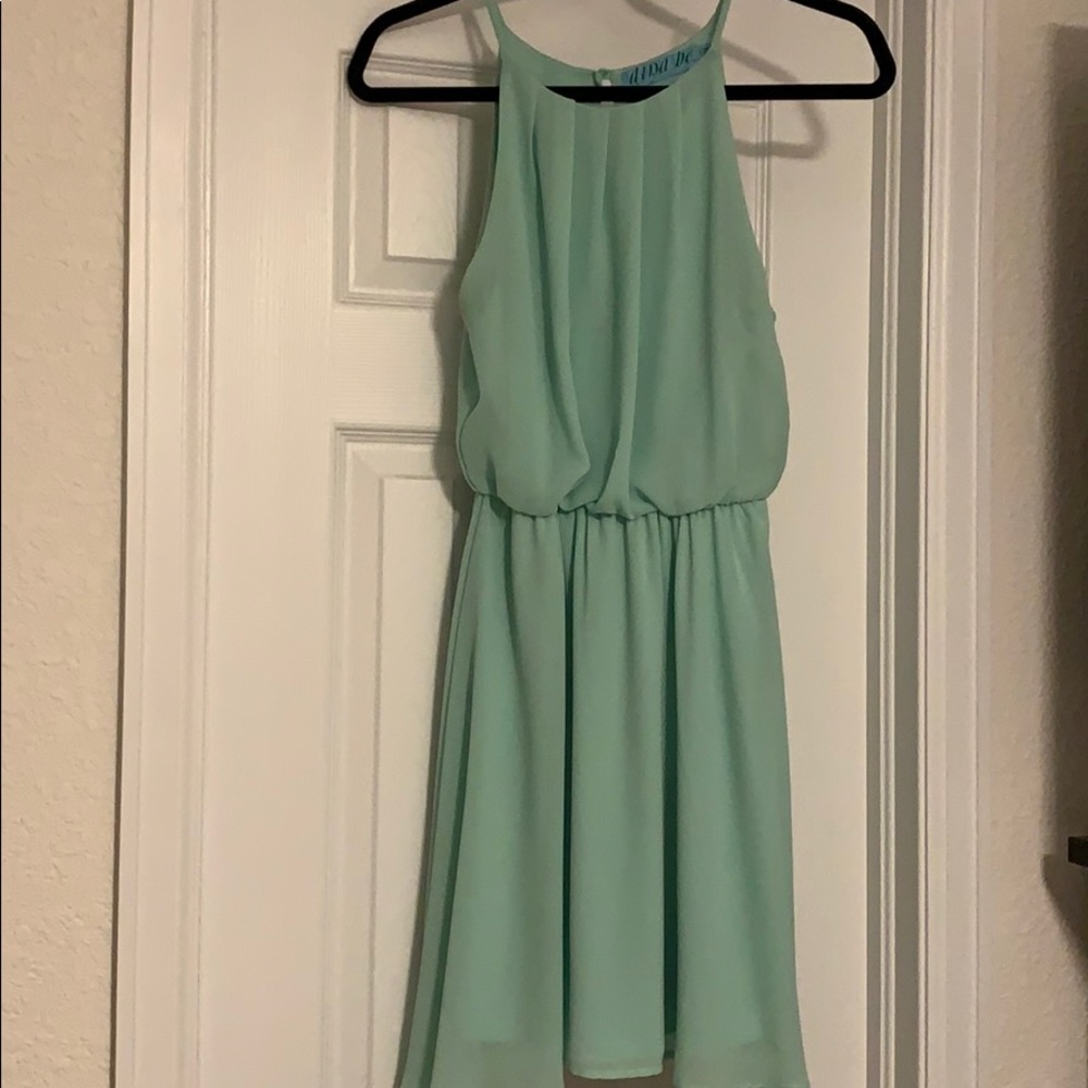 Mini light green/mint dress size small